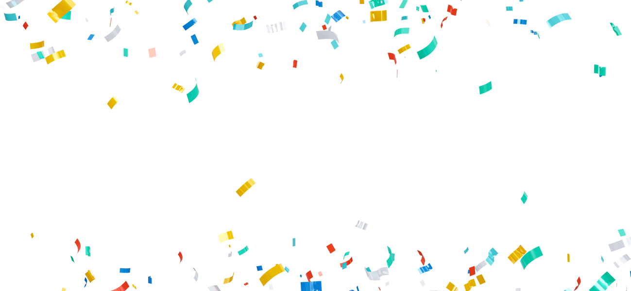 Floating Colorful Confetti